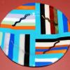 8.5" Fused Striped Plate